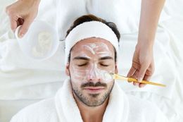 male waxing, facial