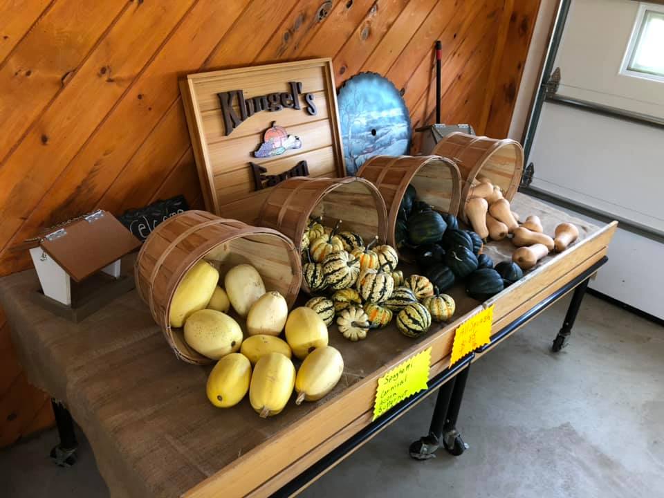 Klingel's Farm, autumn produce