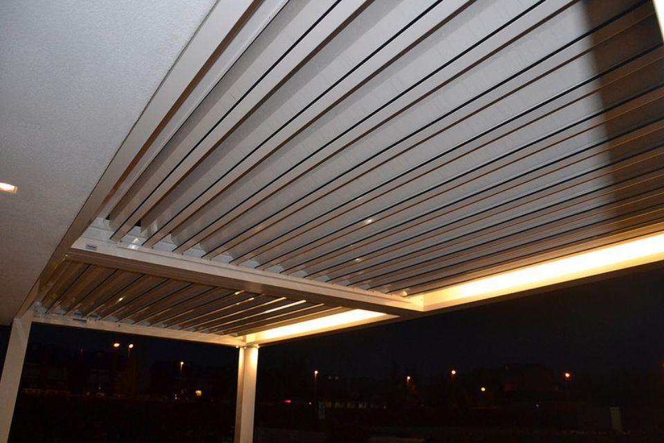 pergola in alluminio per case private