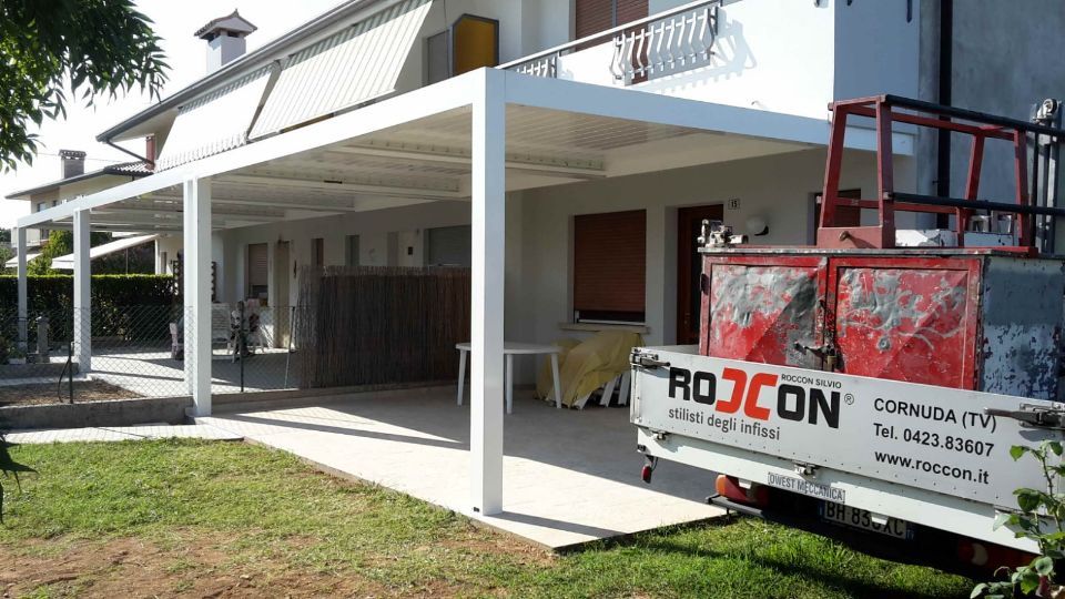 pergola esterna per abitazioni privata