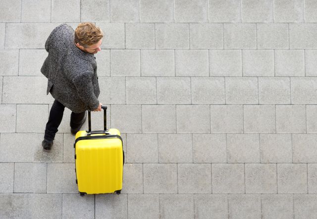 Tourist with luggage