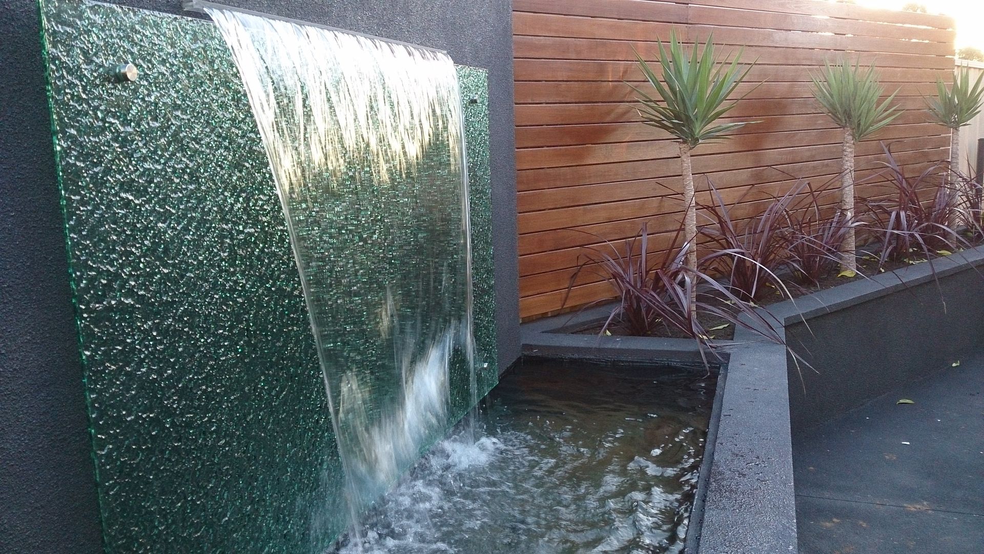 landscape water feature