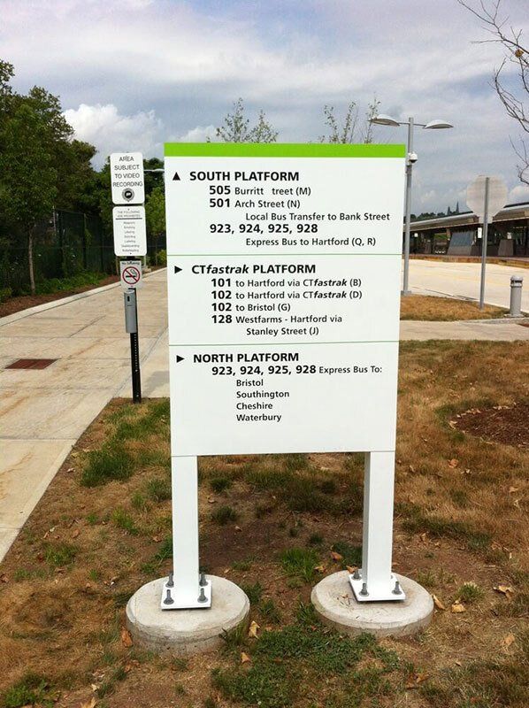 CT FASTRAK Map Sign