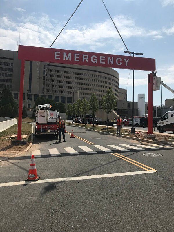 emergency room sign