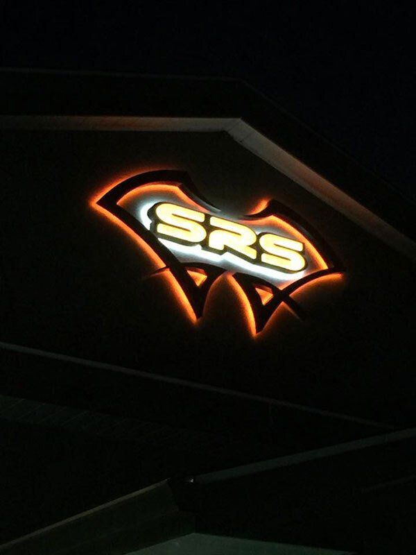 SRS ct neon and illuminated sign