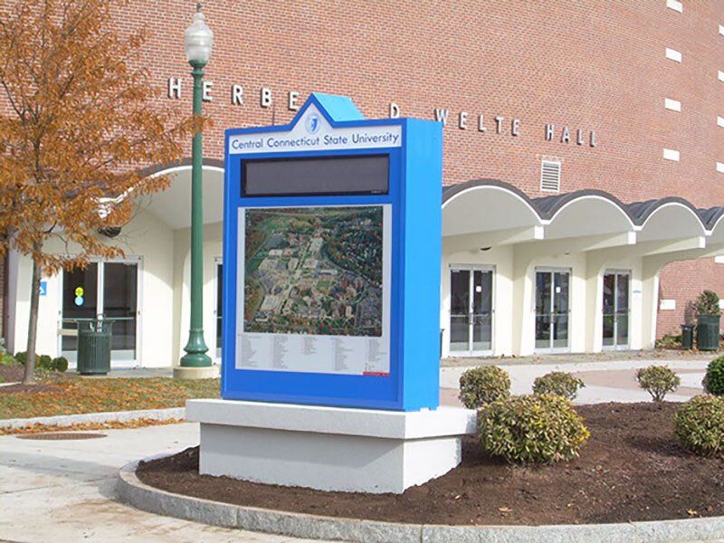CCSU electronic signage