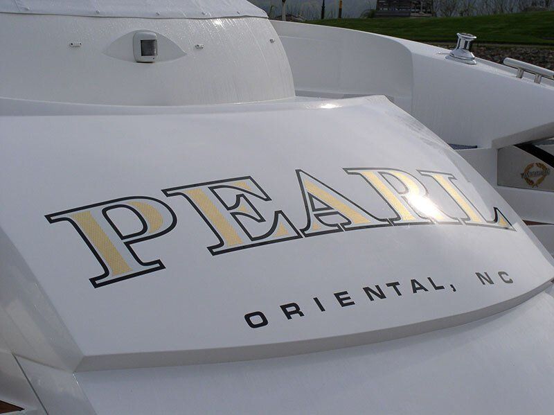 Pearl Boat Signage