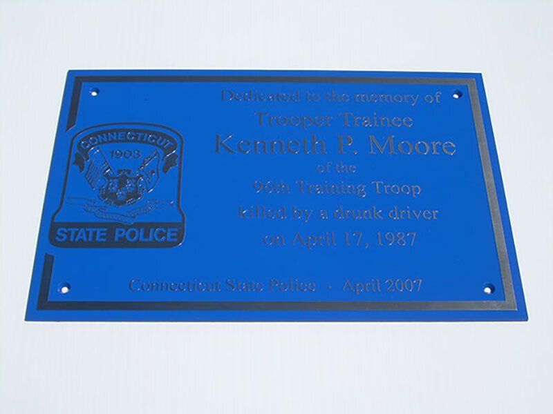trooper kenneth moore ct plaque