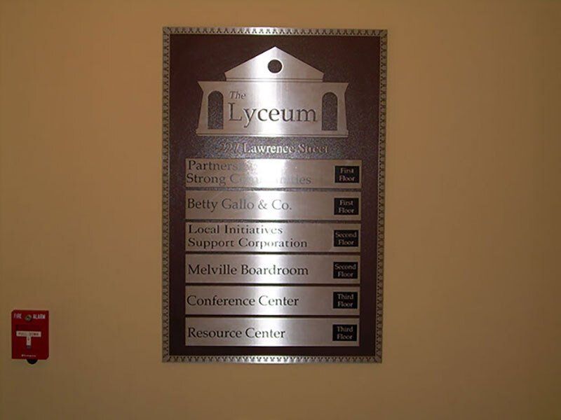 the lyceum ct plaque