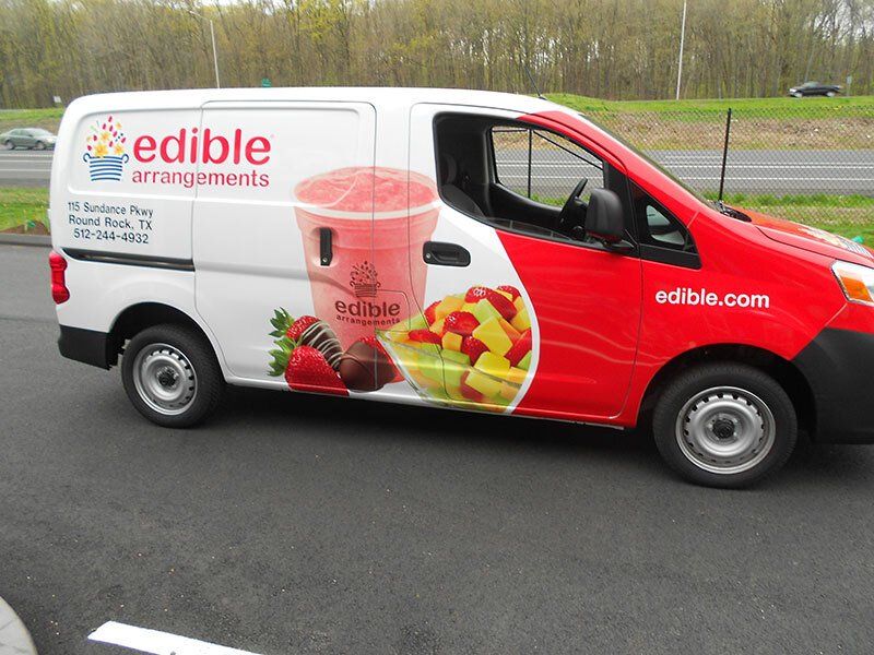 edible arrangements vehicle wrap