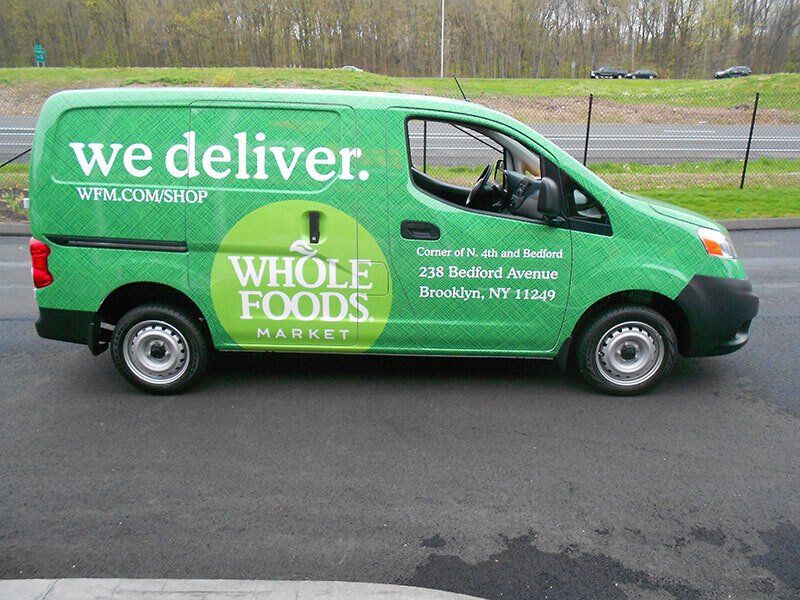 whole foods vehicle wrap