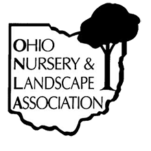 Ohio Nursery & Landscape Association logo with Ohio outline and tree silhouette