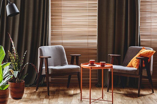 Window with Curtains and Blinds — Dutchess County, NY — Blind Designs