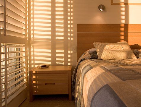 Bedroom with Window and Blinds — Dutchess County, NY — Blind Designs