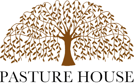 The logo for pasture house shows a tree with lots of branches and leaves.