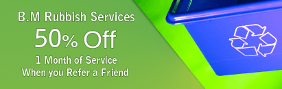BM Rubbish coupon 50% | North Kingstown, RI | B.M Rubbish Services Inc.