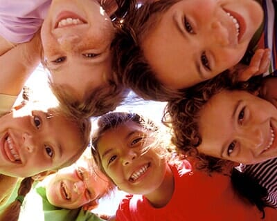 Children in a Huddle — Day Care Center in East Stroudsburg, PA