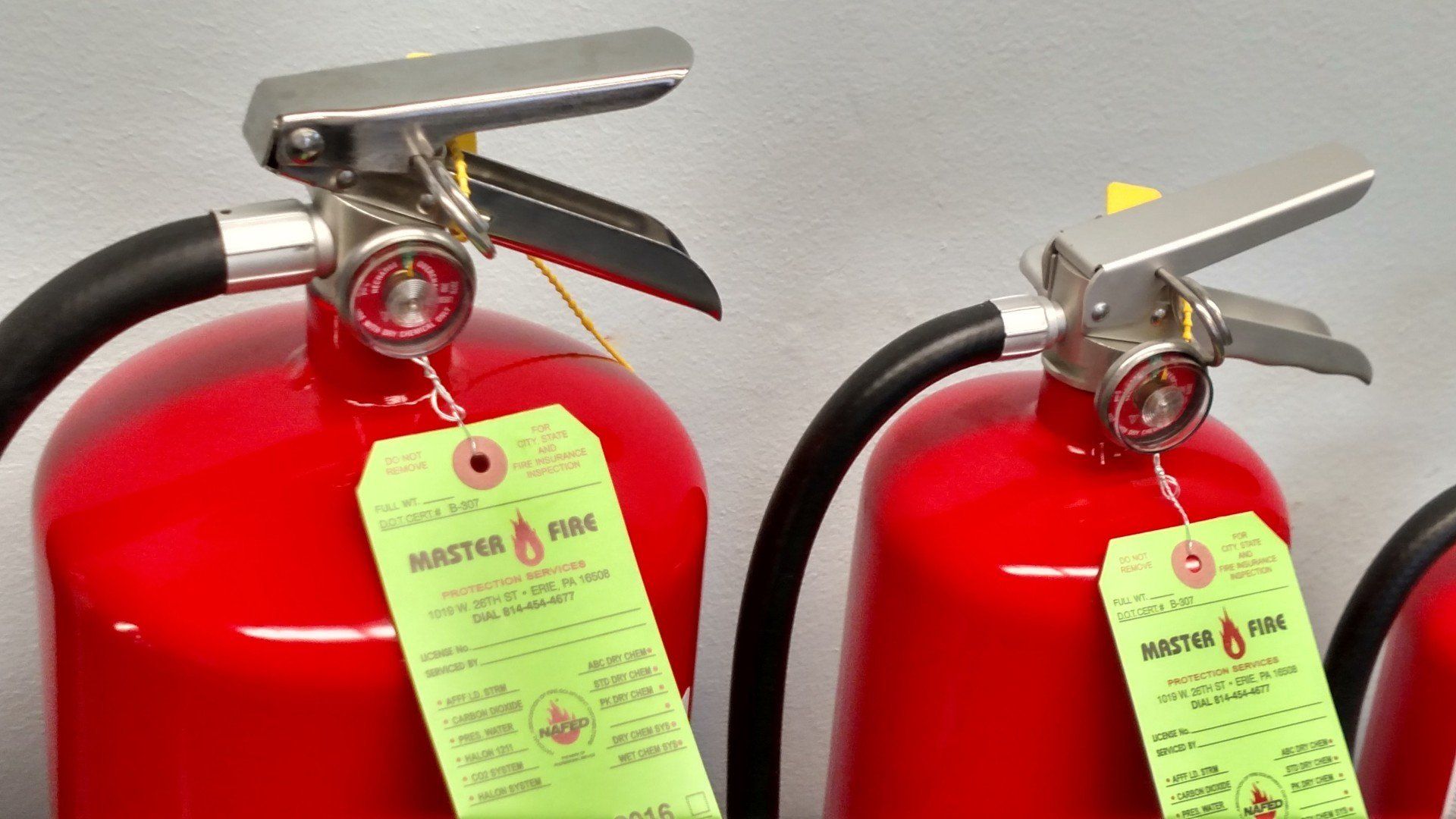 Fire Extinguishers — fire alarm servicing in Erie, PA Fire Extinguishers — fire alarm servicing in Erie, PA