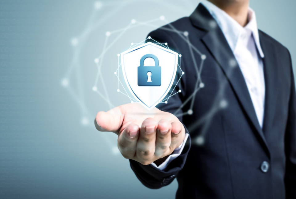 a lock symbolizing cyber security