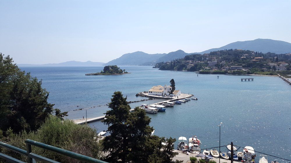 Pontikonisi-Insel Pontikonisi Korfu