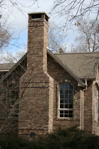 Brick Chimney - Brick repointing in Columbus, NE