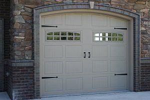 Brick border around garage door  - Masonry Company in Columbus, NE