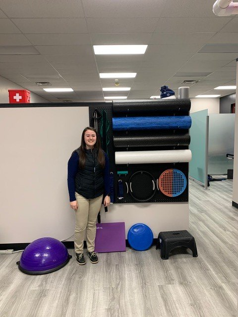 Woman Standing at Rehabilitation Area — Hawley, PA — Pocono Chiropractic Clinic