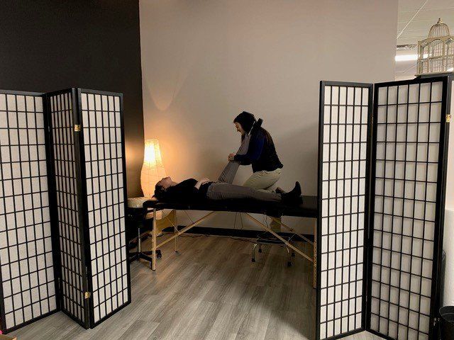 Woman at the Treatment Room — Hawley, PA — Pocono Chiropractic Clinic