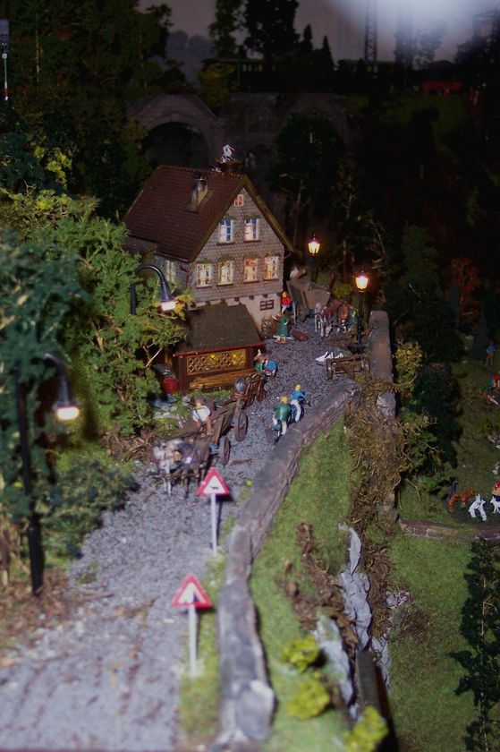 Detail einer HO Modellbahn