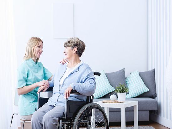 Nurse Assessing Old Woman — West Palm Beach, FL — A to Z Senior Care, LLC Nurse Assessing Old Woman — West Palm Beach, FL — A to Z Senior Care, LLC