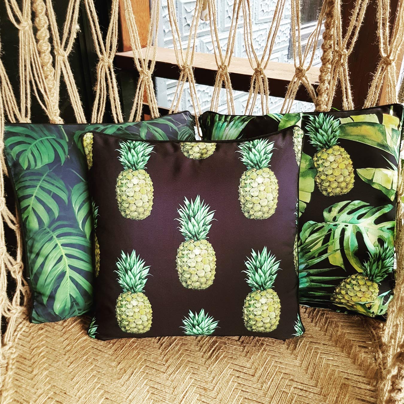 green pillow