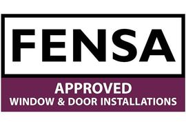 FENSA logo: white rectangle with black text 