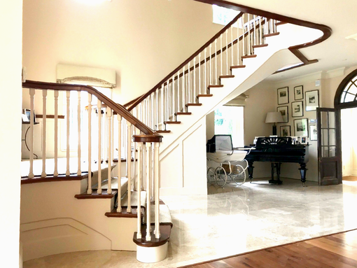 Bespoke staircases Custom Precision Joinery Flintshire, North Wales.