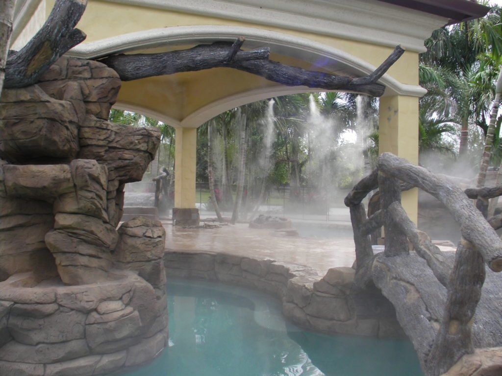Mist Fan — Mist System Over Pond in Fresno, CA