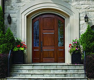 Home Exterior Door — Elegant Brown Door in Fresno, CA Home Exterior Door — Elegant Brown Door in Fresno, CA