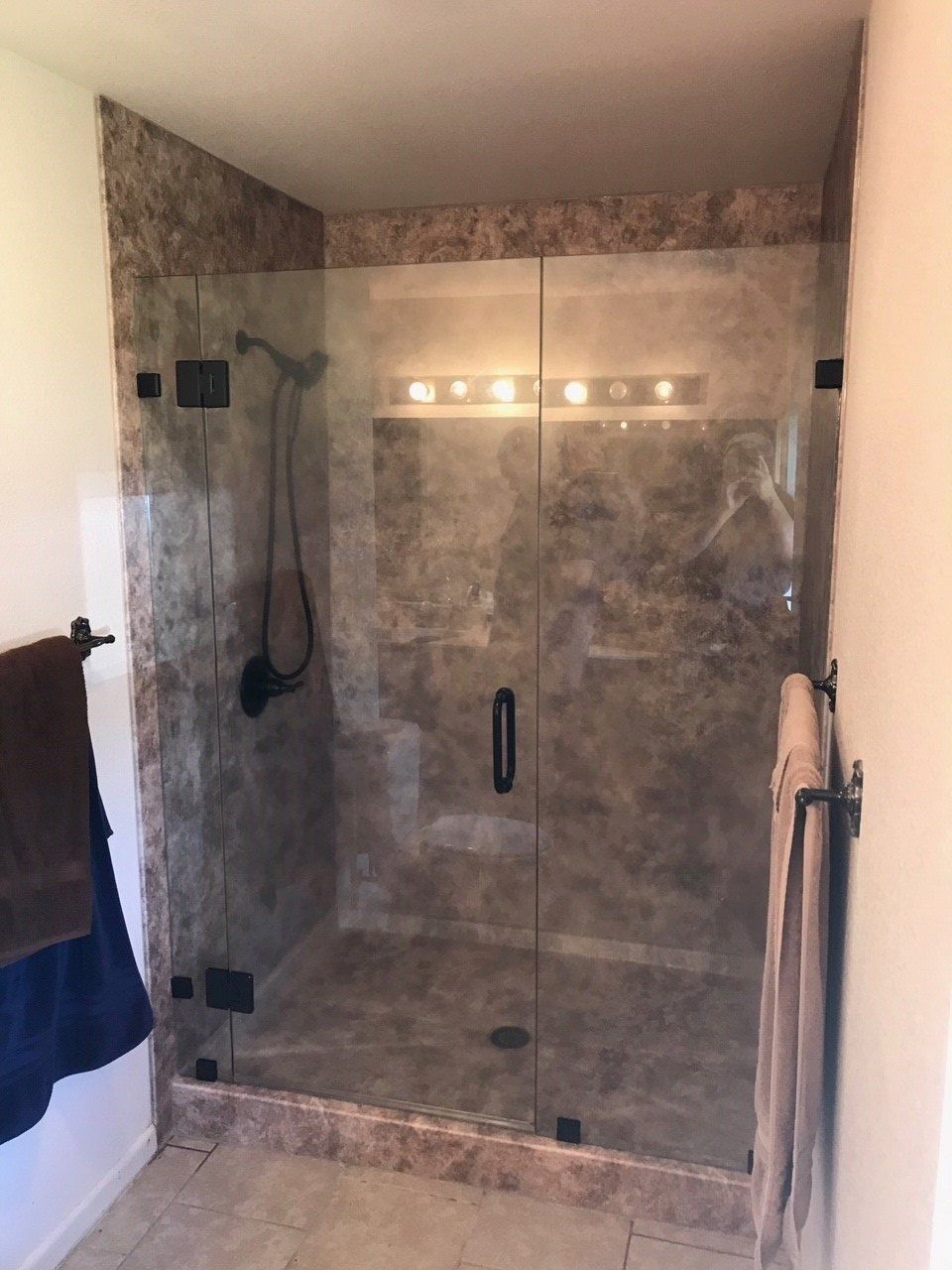 Madeira Granite Walk In Shower