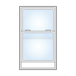 Single Hung Window White