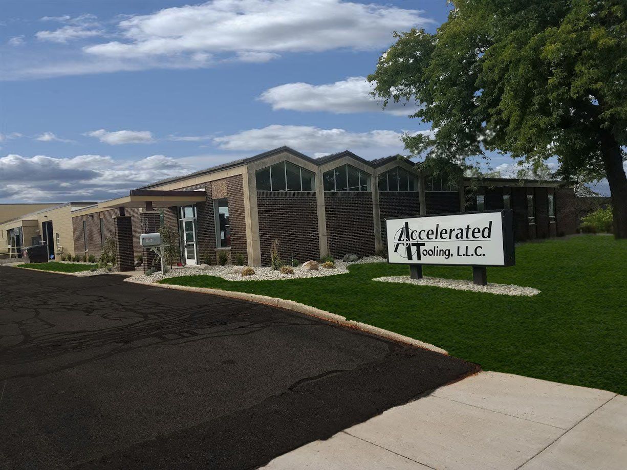 A building with a sign that says accelerated therapy llc