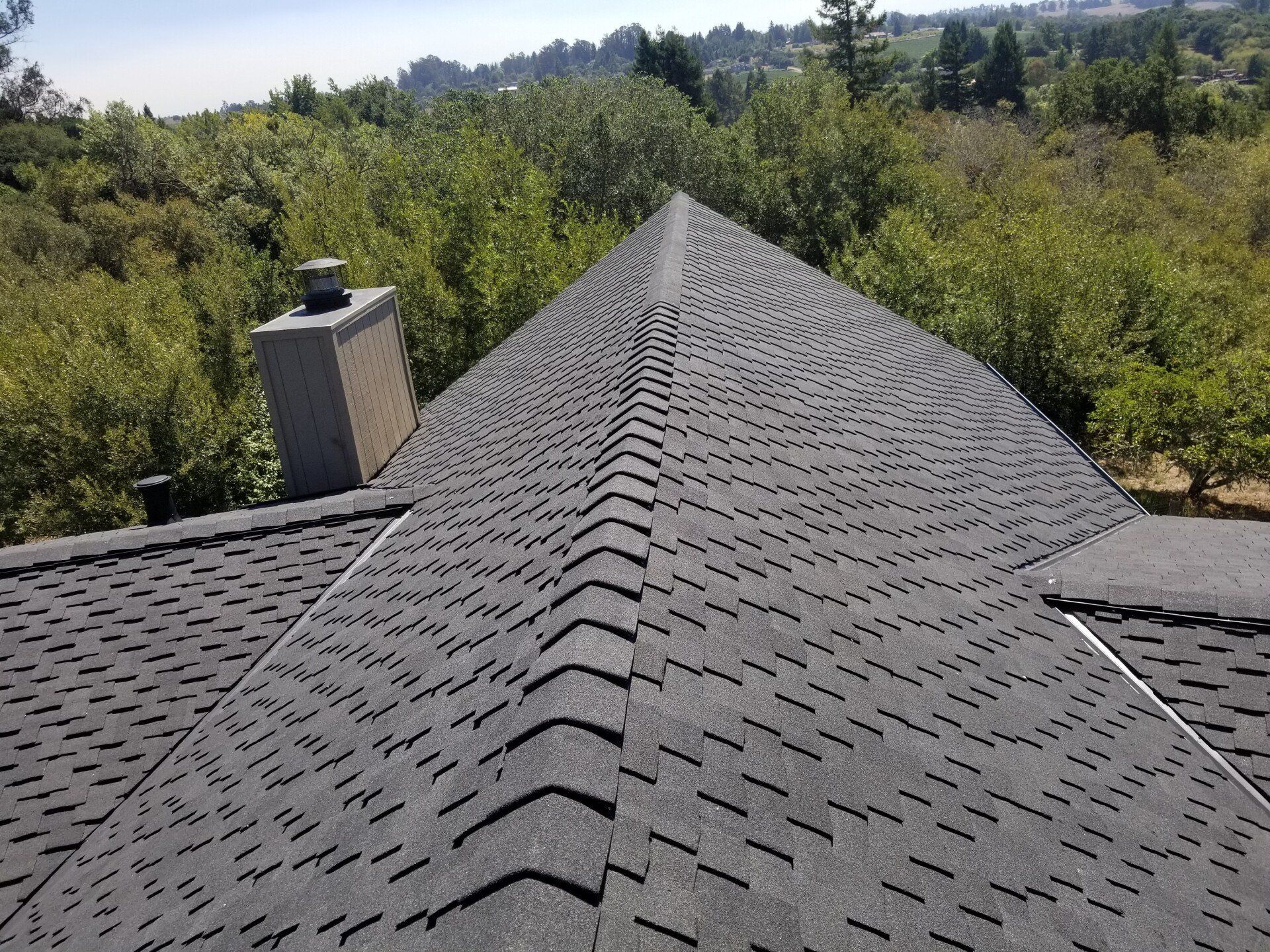 Roofing with Chimney — Sebastapol, CA — Alpine Roofing Co