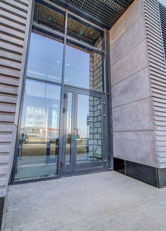 Glass Door — Glazier Services in Mermaid Waters, QLD