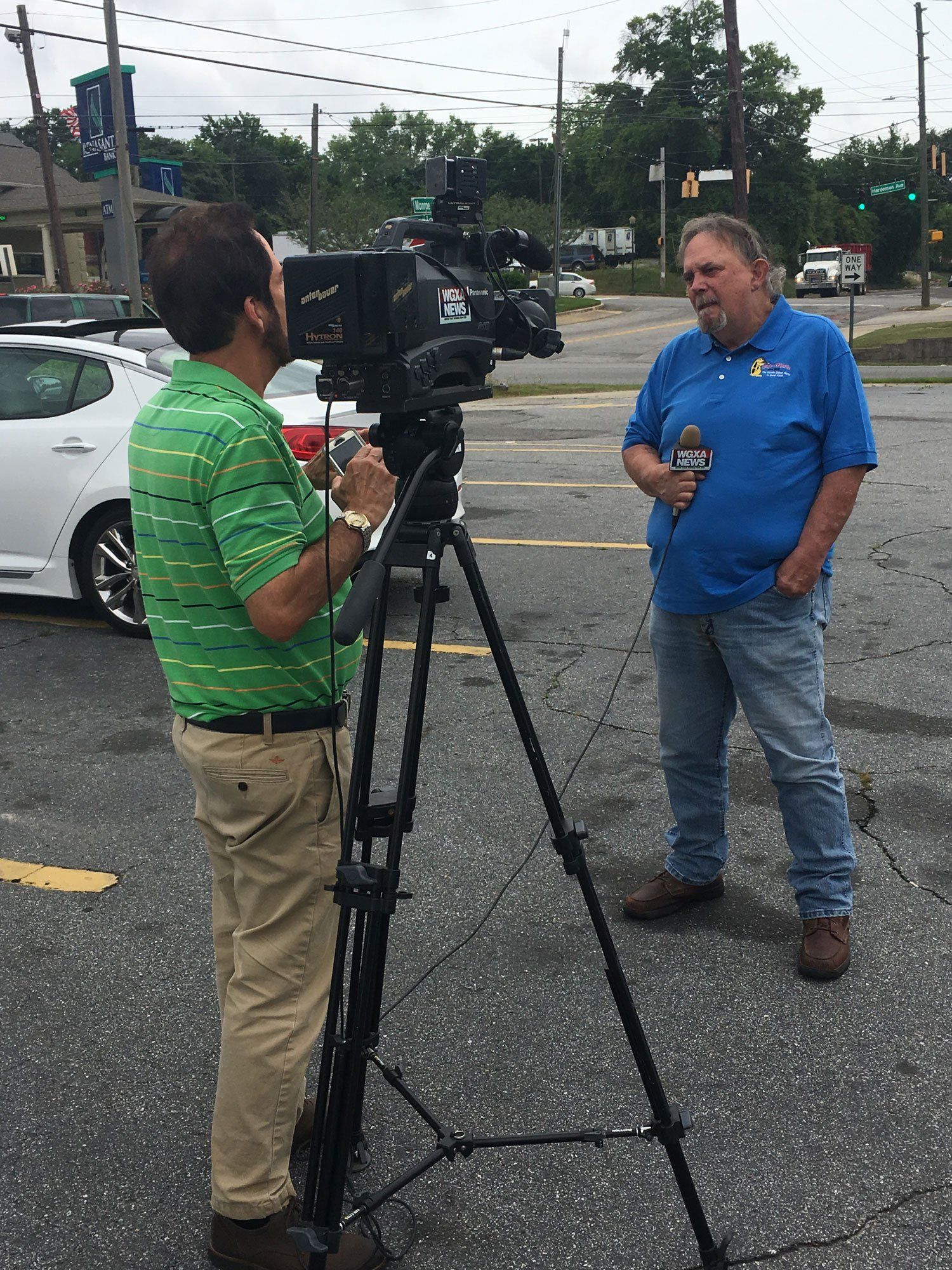 David Stanley Being Interviewed By WGXA 24