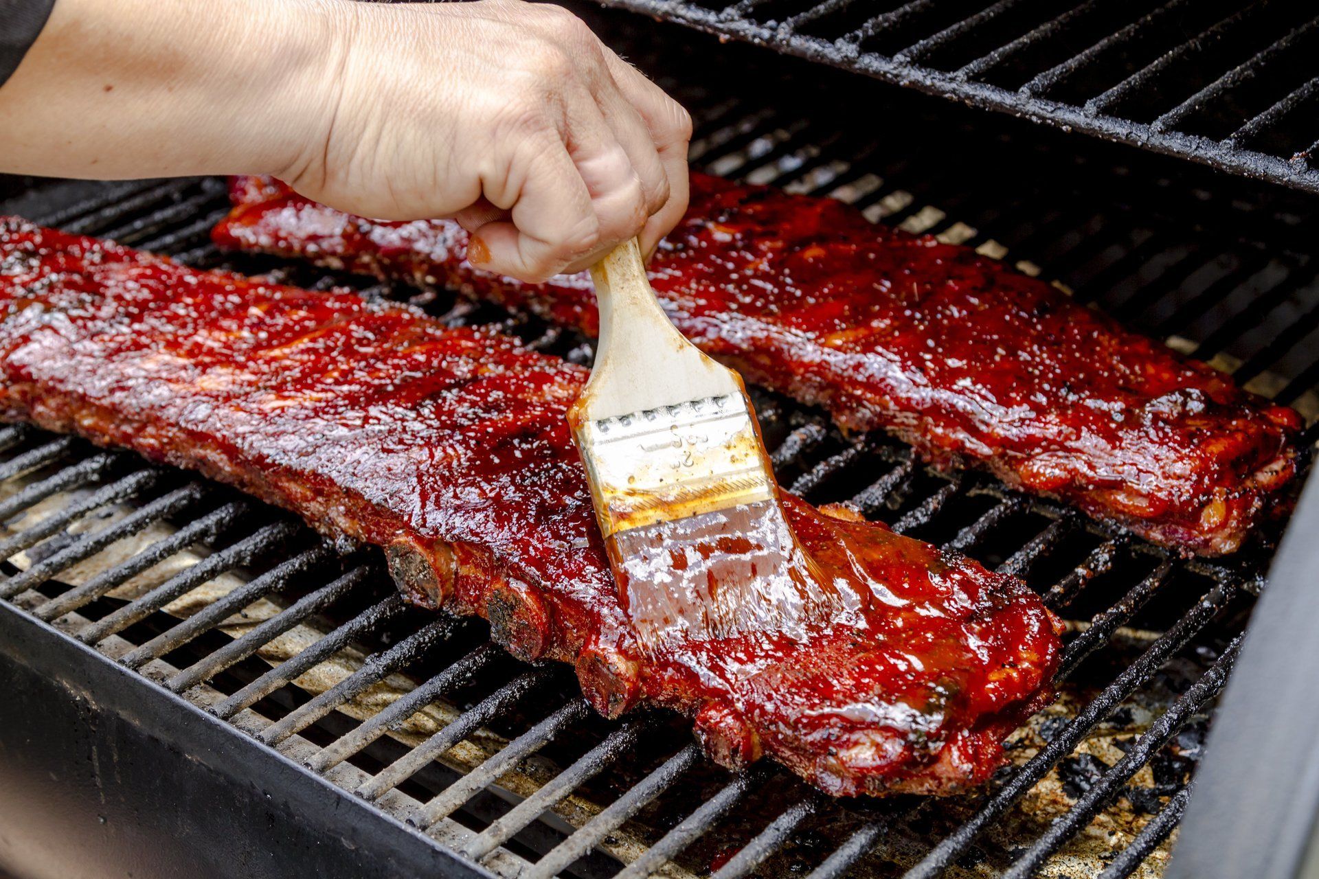 Pig and whistle BBQ ribs