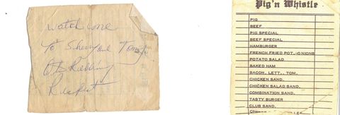 Otis Redding autograph