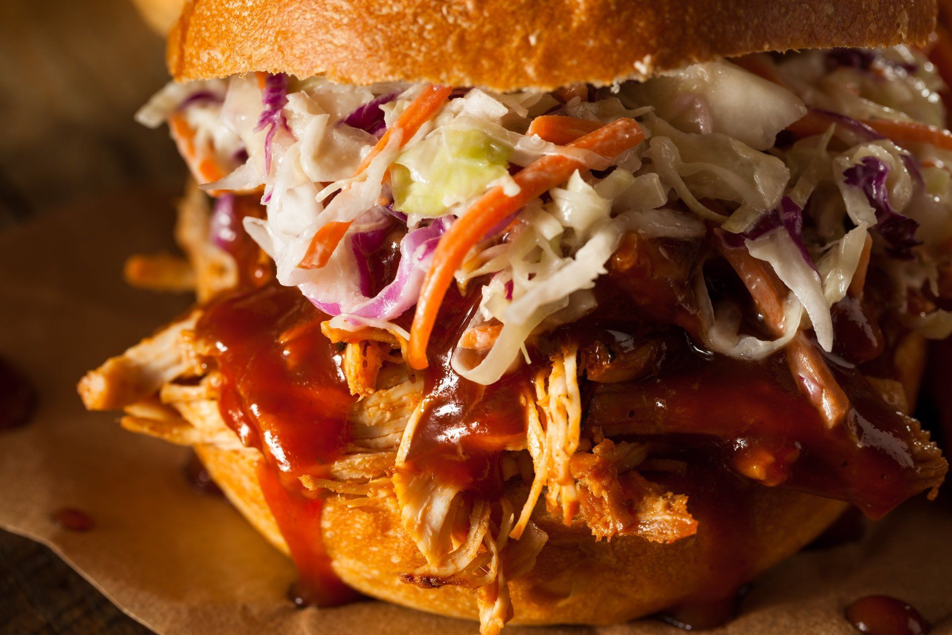 Pig and whistle famous BBQ sandwich