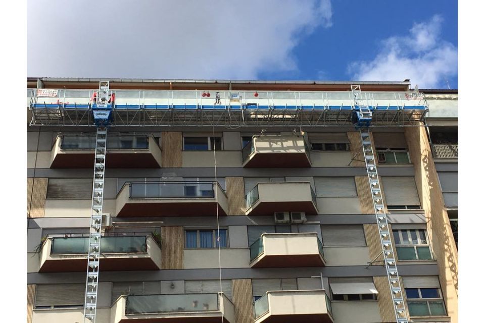 noleggio ponteggi per cantieri