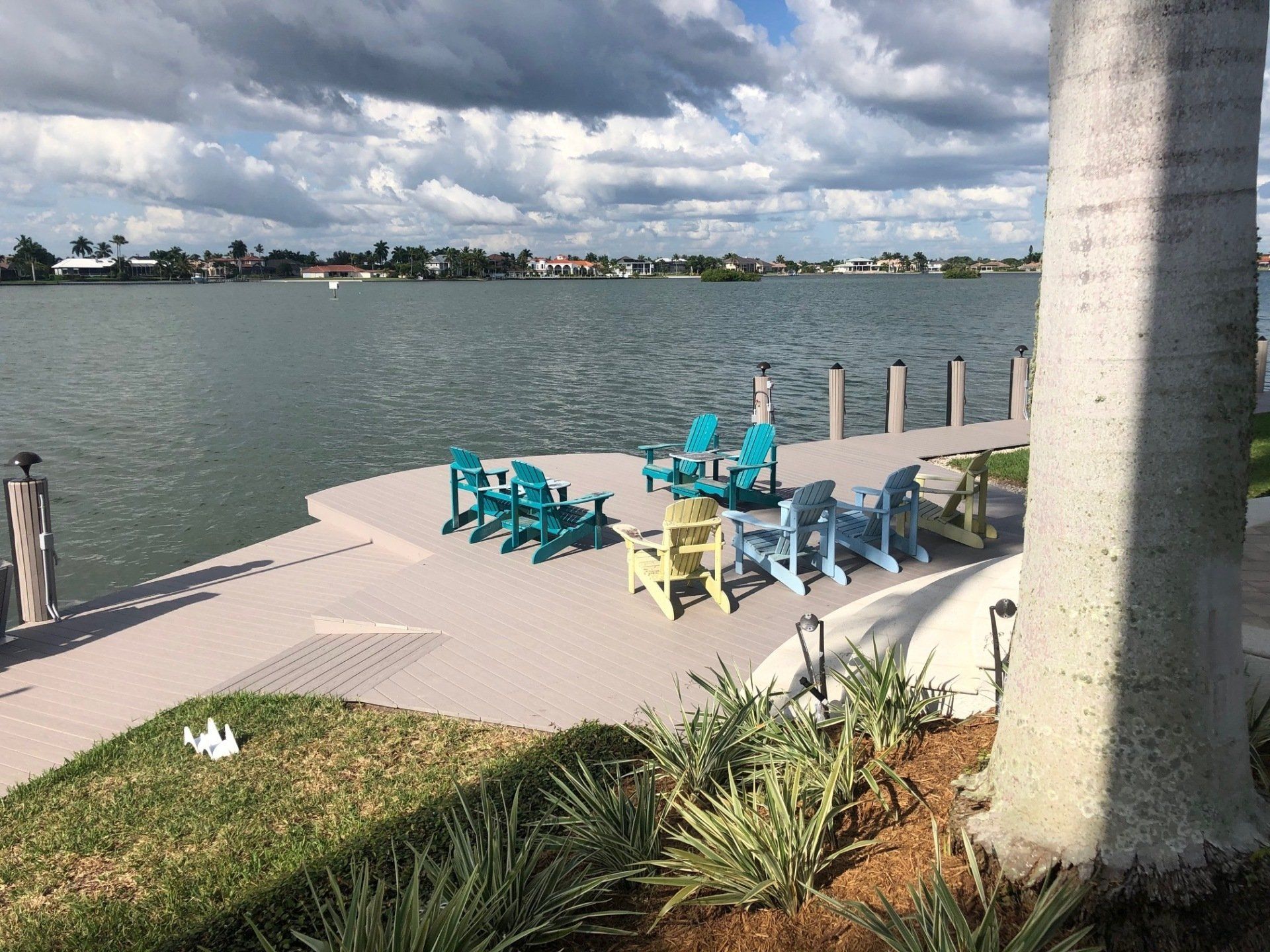 Many Empty Chairs — Marco Island, FL — Collier Seawall & Dock