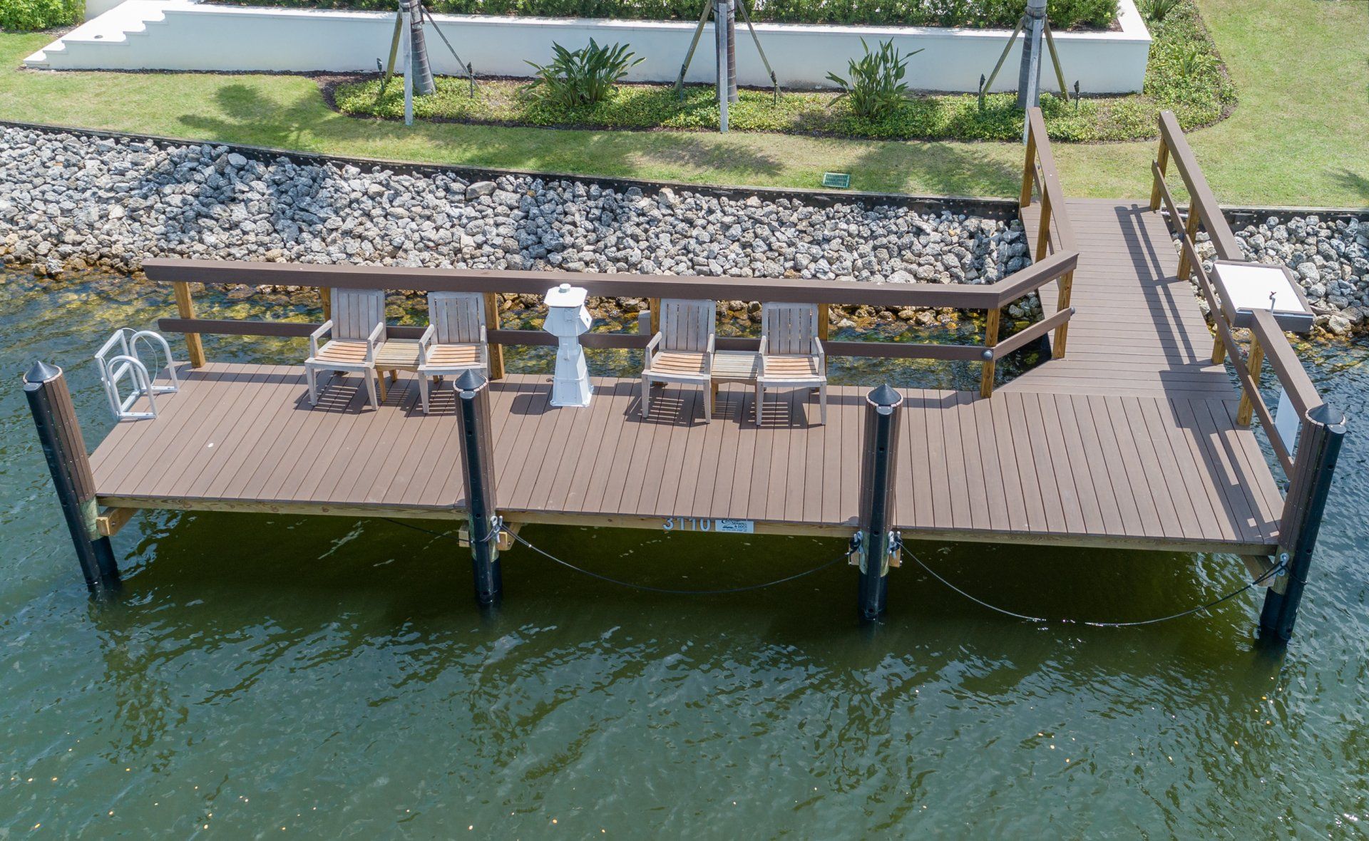 Deck with a Couple of Chairs — Marco Island, FL — Collier Seawall & Dock