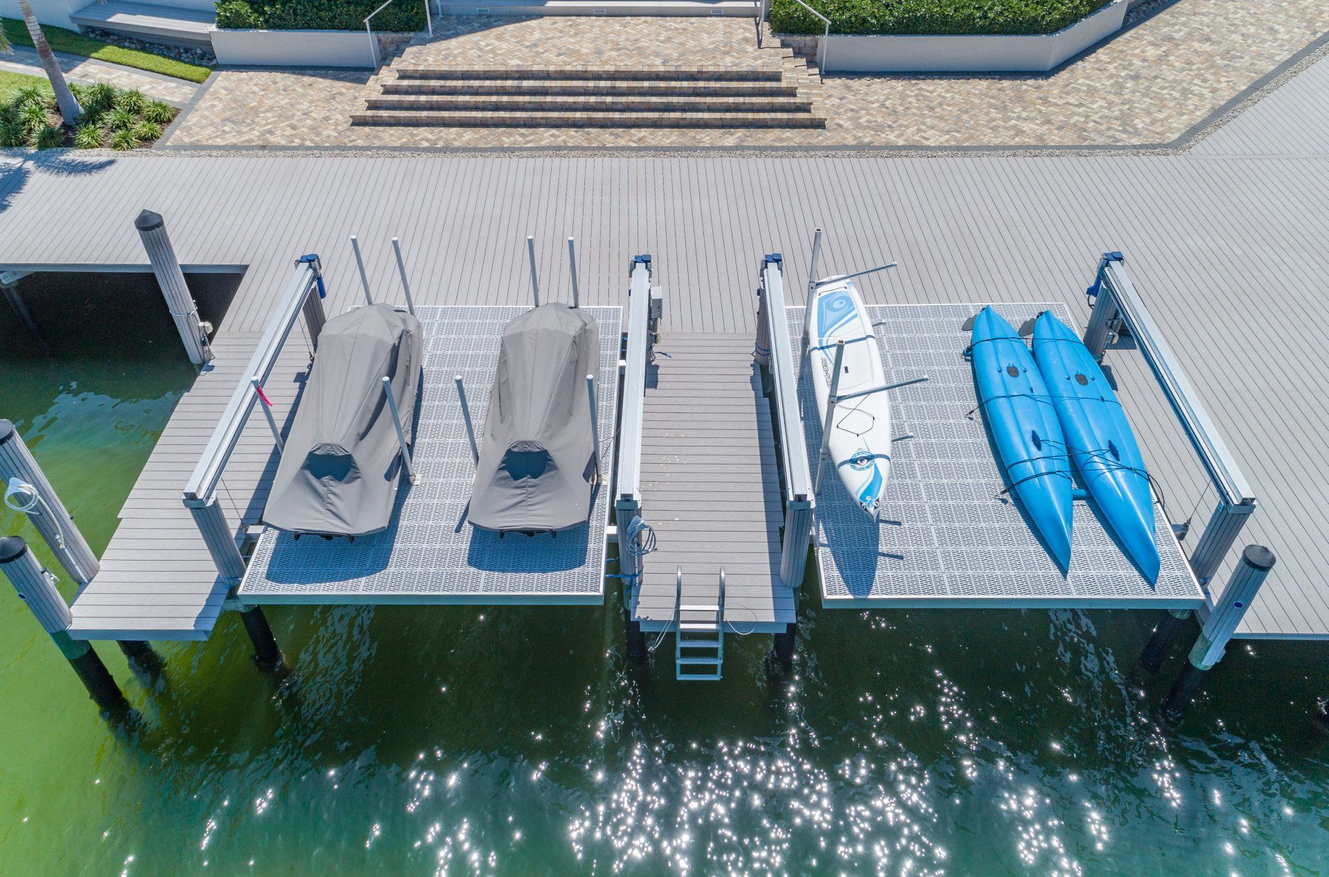 Many Boats — Marco Island, FL — Collier Seawall & Dock