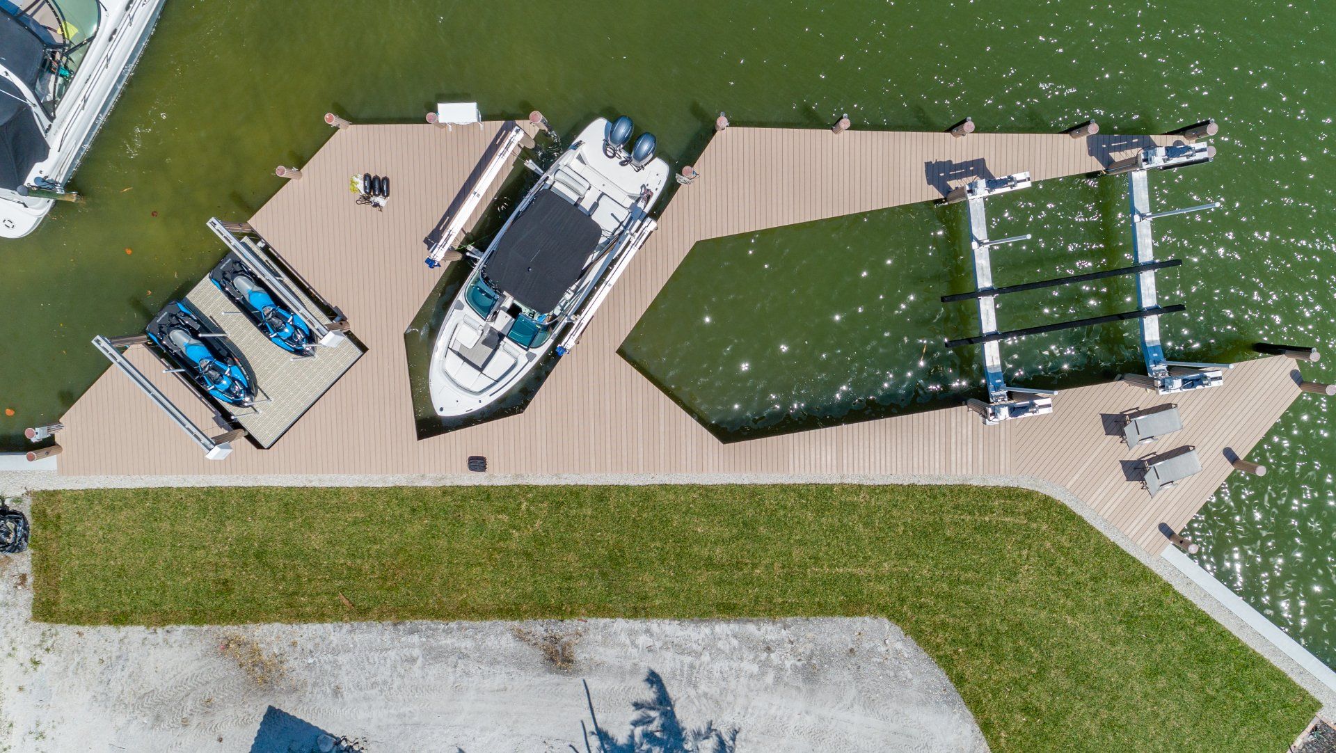 Deck with Vacant Spot — Marco Island, FL — Collier Seawall & Dock