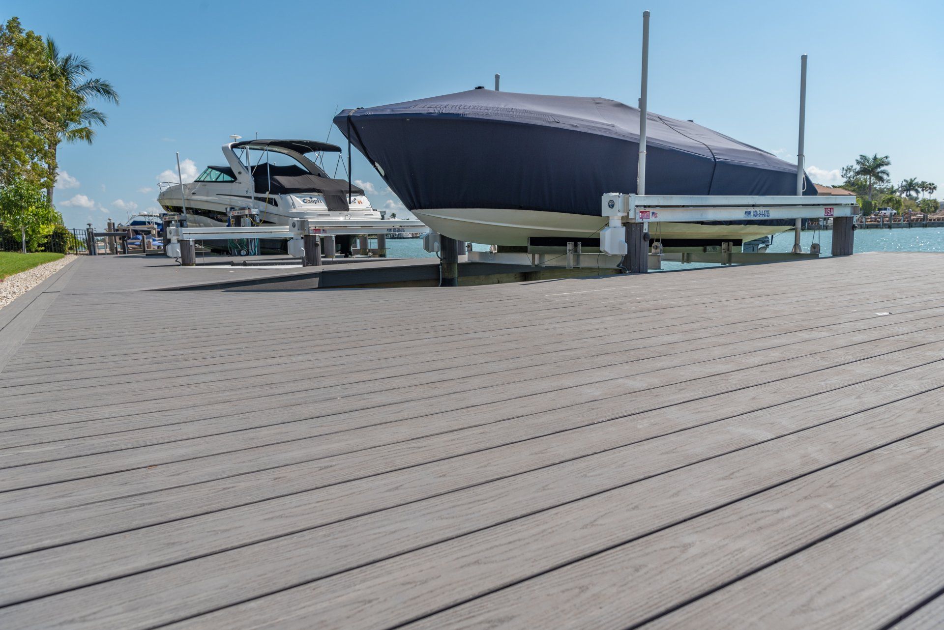 Covered Boat — Marco Island, FL — Collier Seawall & Dock